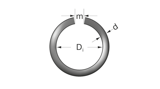 Inele de siguranta pentru arbori, executie A, conform DIN 7993